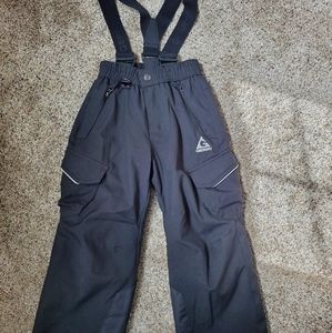 Children's Black Snow Pants - Size XS-5/6